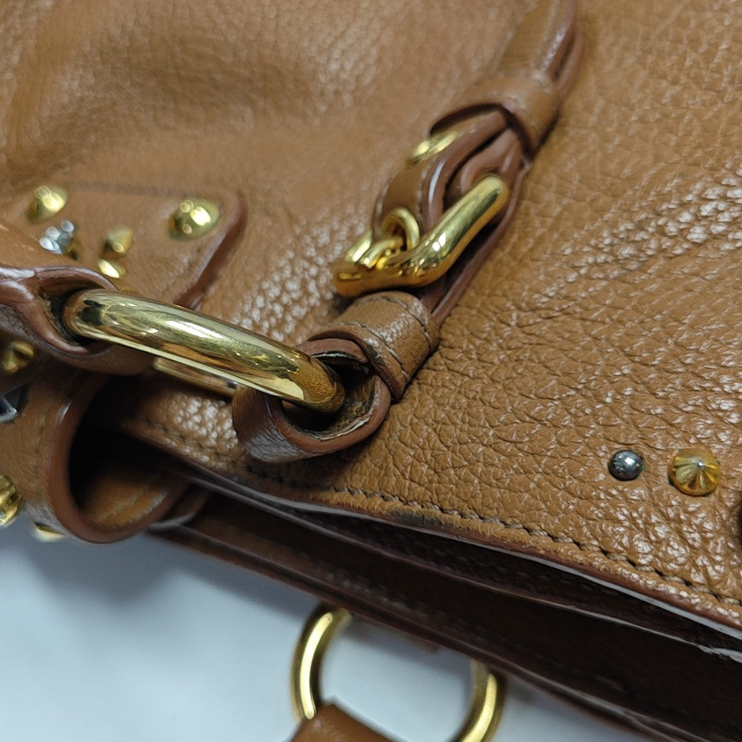 Calfskin Tote Bag Brown