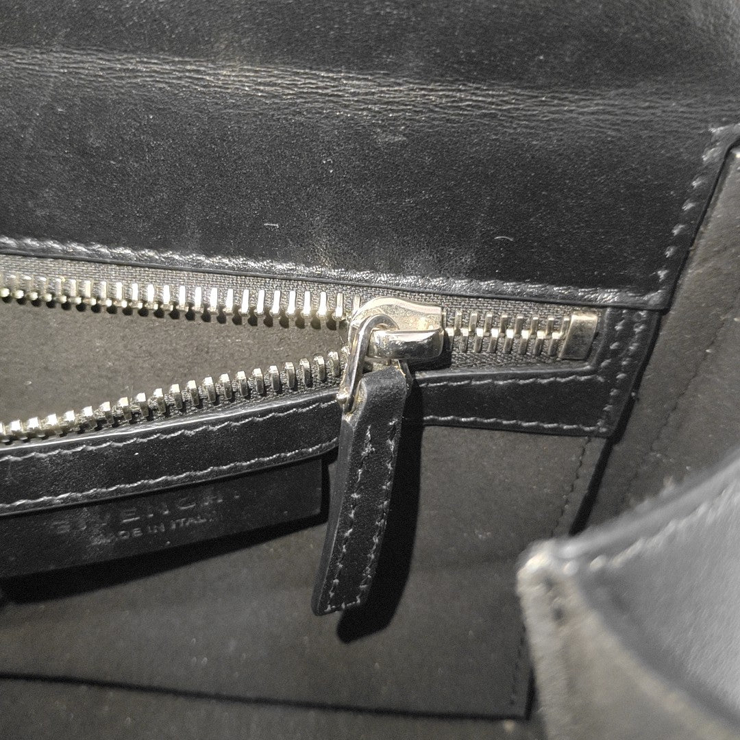 Calfskin Shoulder Bag Black