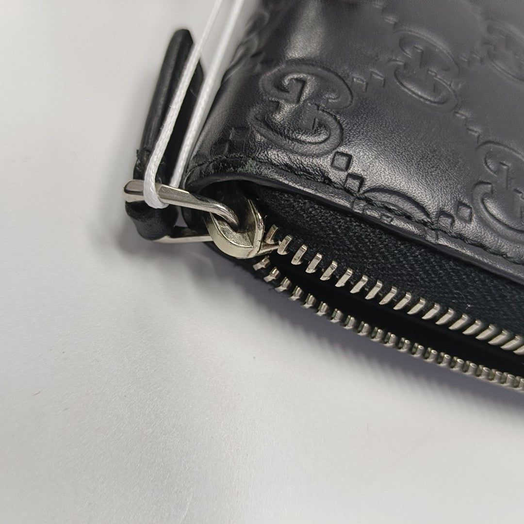 Monogram Calfskin Wallet Black