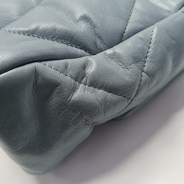 CHANEL 19 Large Quilted Lambskin Blue
