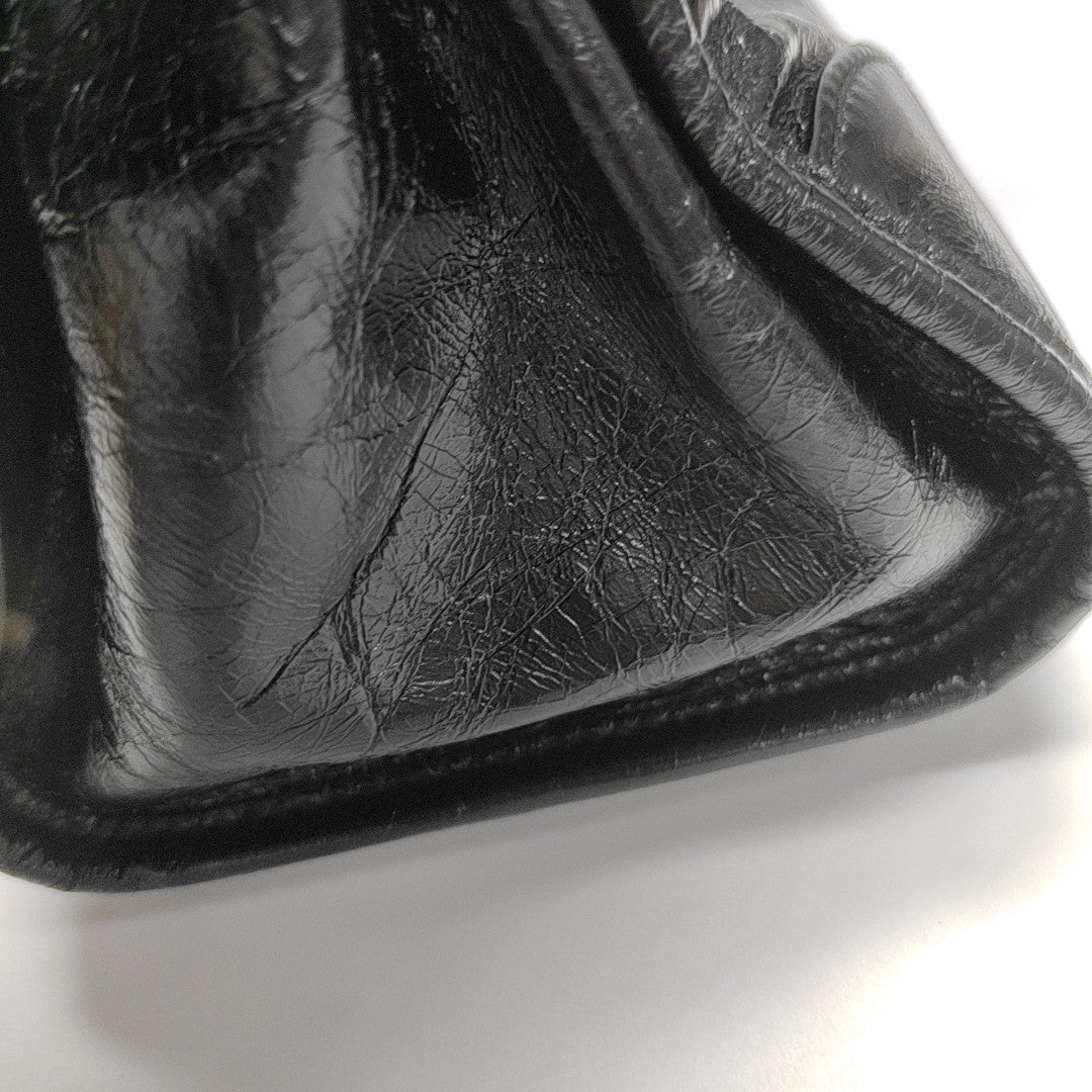 Bonnie Medium Patent Leather Black