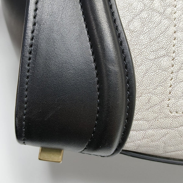 LUGGAGE Micro Calfskin White
