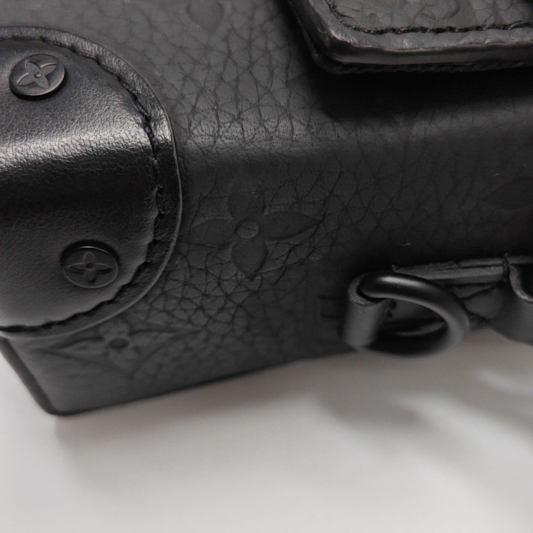 SOFT TRUNK Mini Monogram Calfskin Black