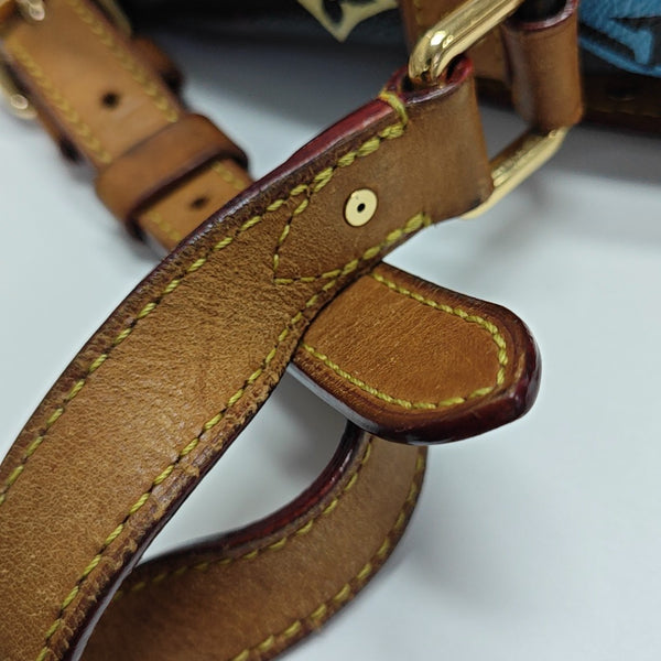 LV × TM SOLOGNE Monogram Coated Canvas Black