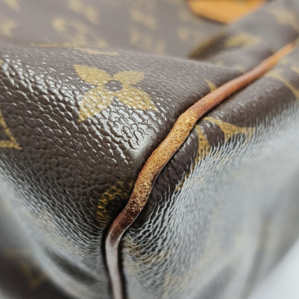 SPEEDY 30 Monogram Coated Canvas Brown