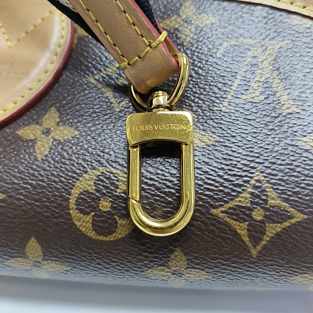 DIANE Monogram Coated Canvas Brown