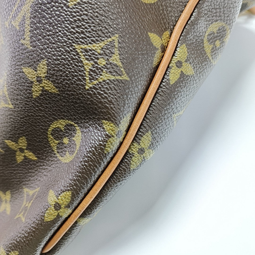 PALERMO PM Monogram Coated Canvas Brown