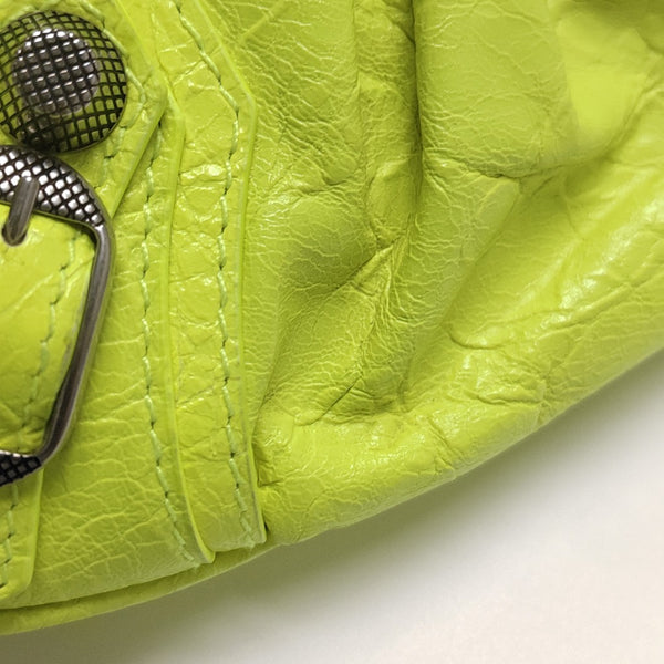 Le Cagole Mini Calfskin Green