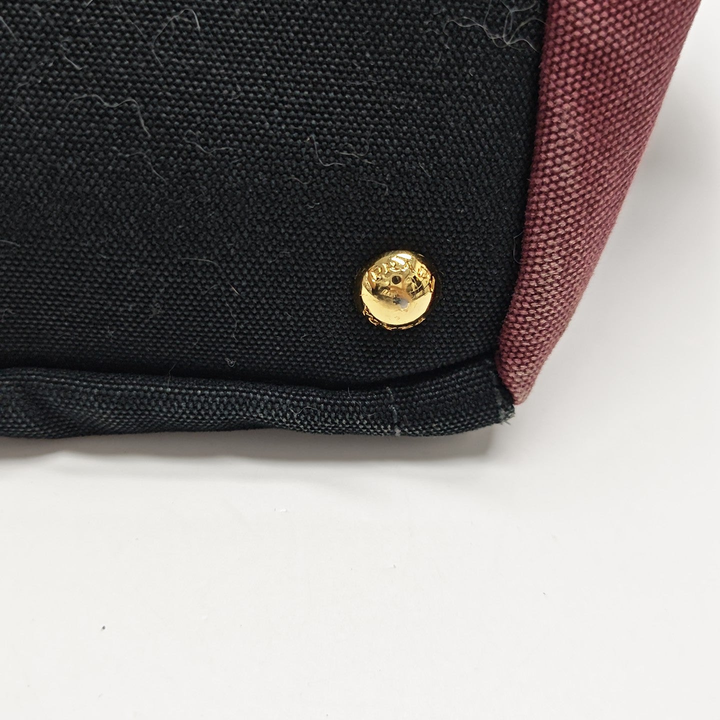 Canvas Top Handle Bag Black
