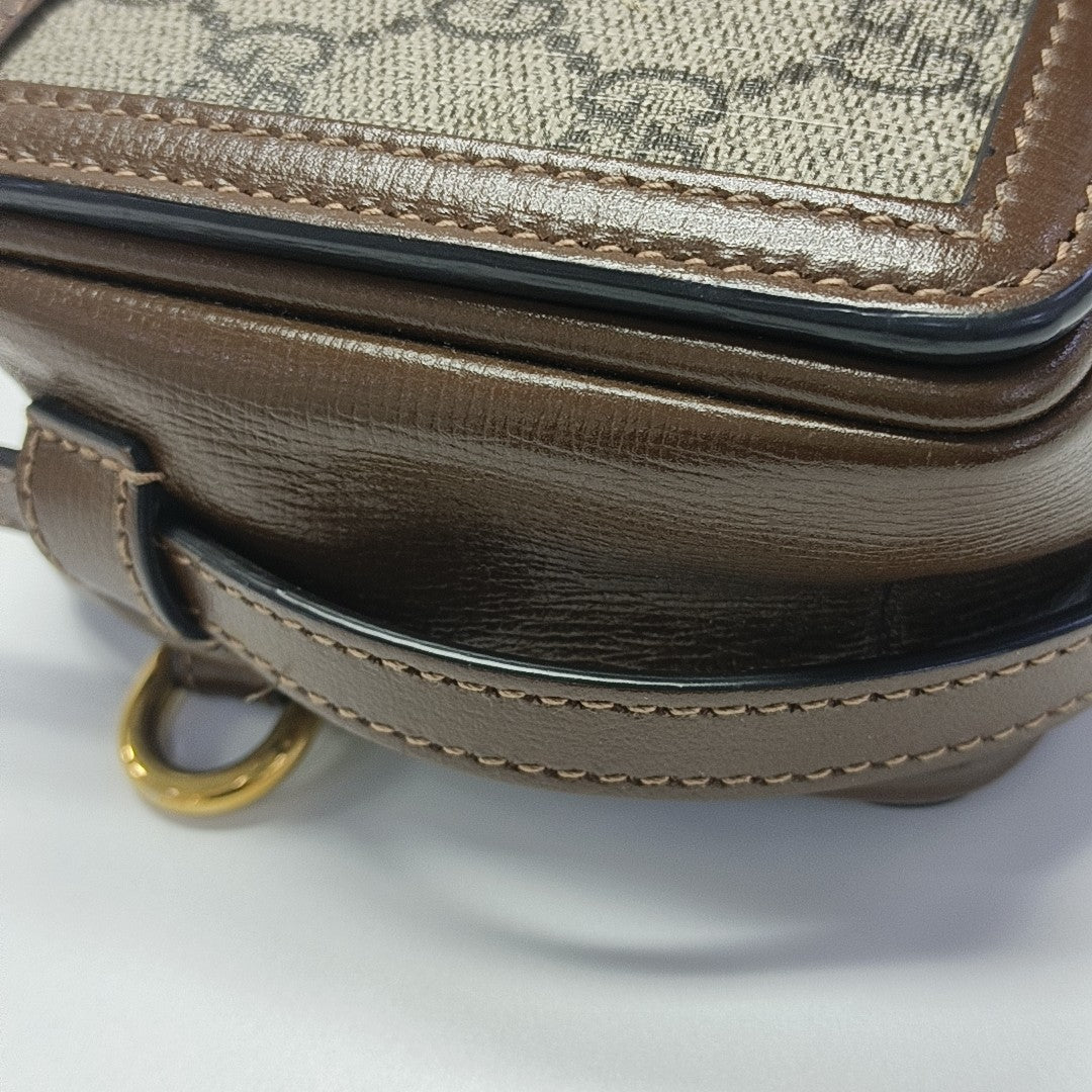 Monogram Coated Canvas Shoulder Bag Mini Multicolor