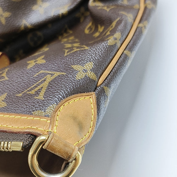 PALERMO GM Monogram Coated Canvas Brown