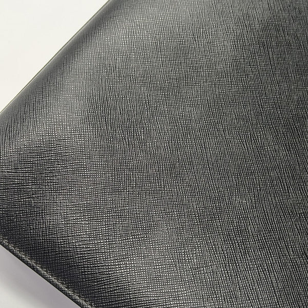 Saffiano Calfskin Top Handle Bag Black