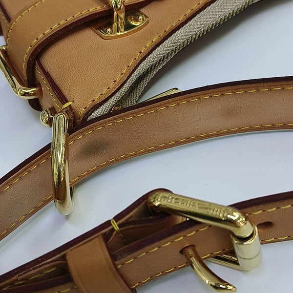 LV × TM GRETA Monogram Coated Canvas White