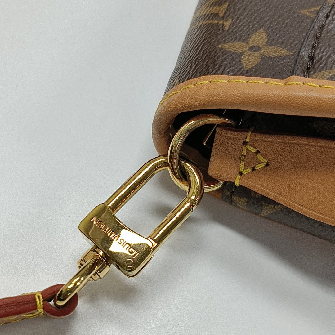 DIANE Monogram Coated Canvas Brown