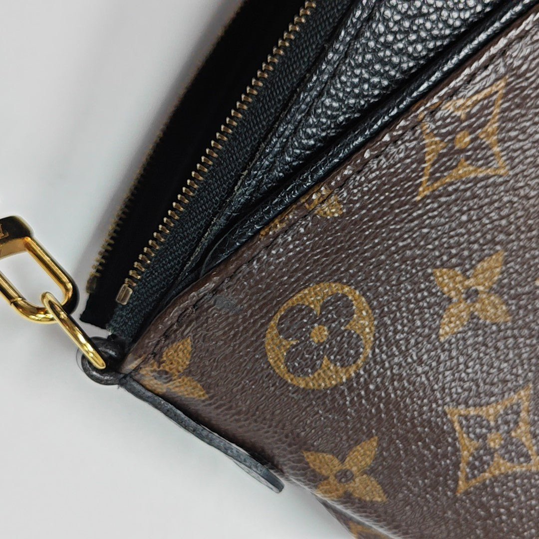 PALLAS BB Monogram Coated Canvas Brown