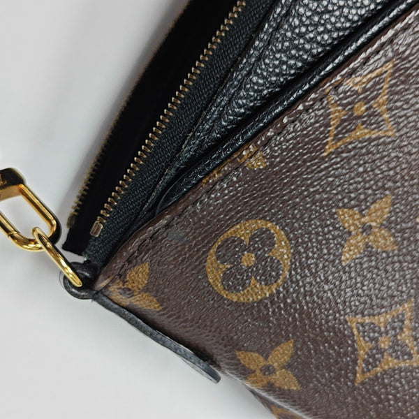 PALLAS BB Monogram Coated Canvas Brown
