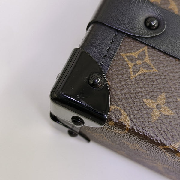 PETITE MALLE Monogram Coated Canvas Brown