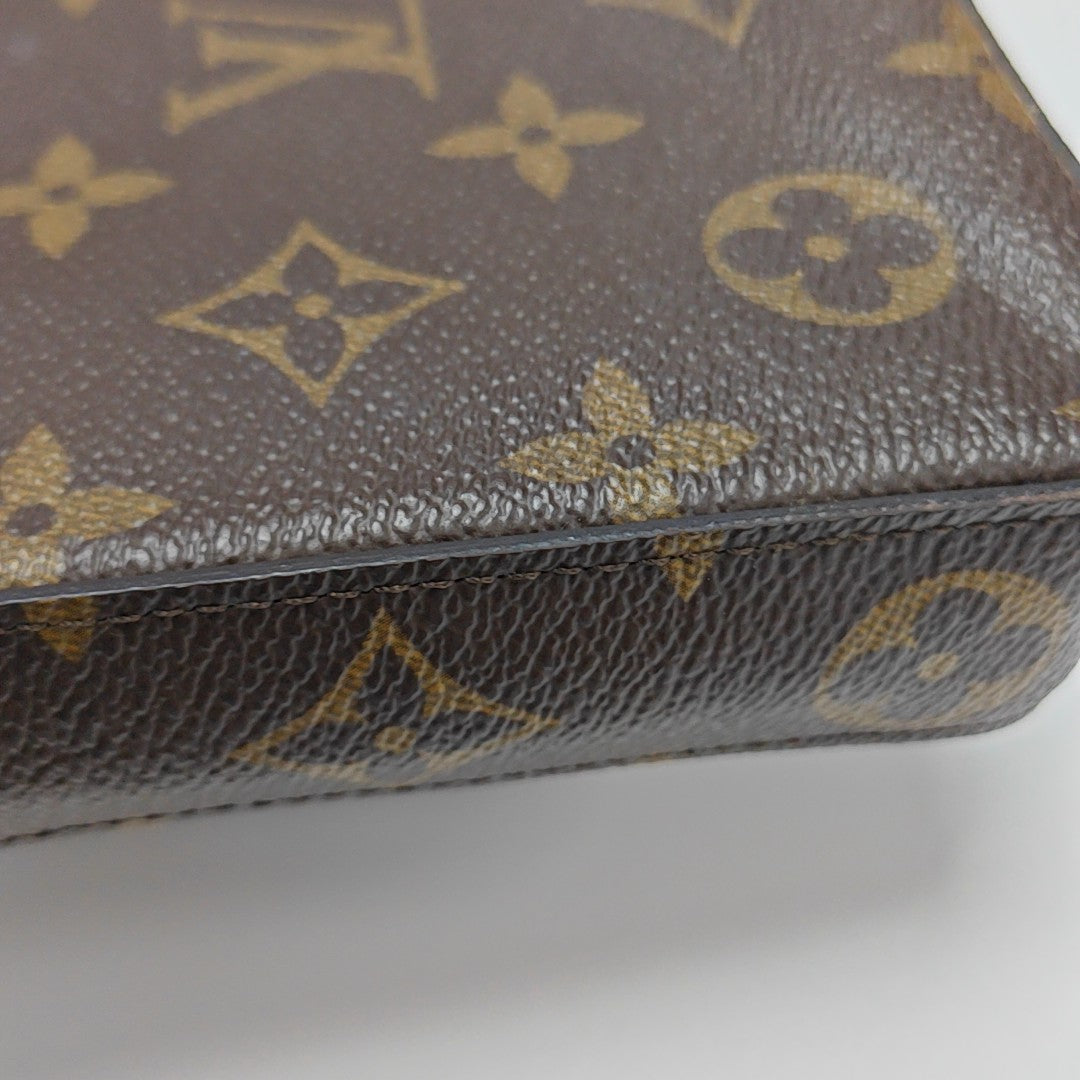 FÉLICIE Monogram Coated Canvas Brown