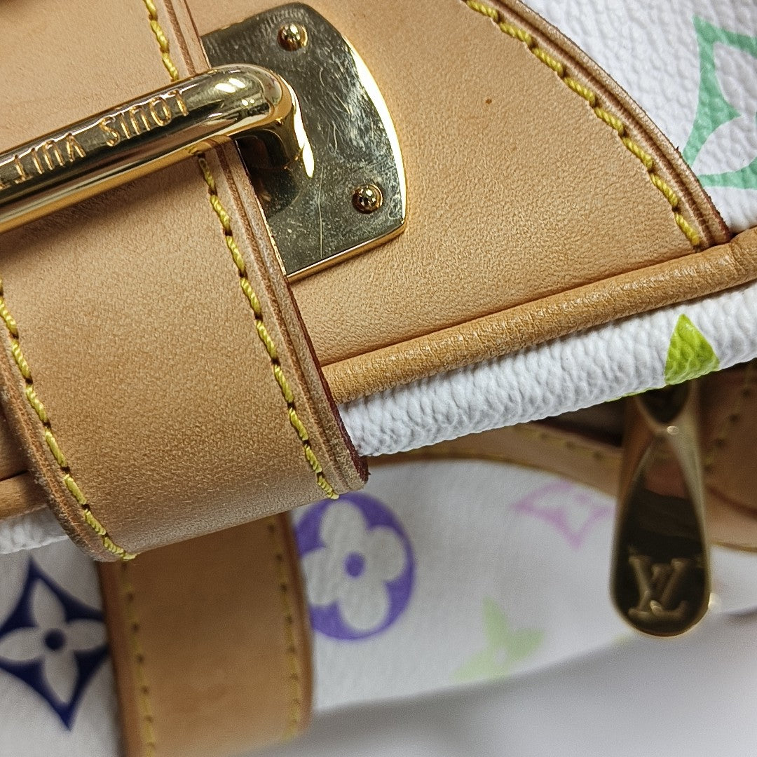 LV × TM CLAUDIA Monogram Coated Canvas White