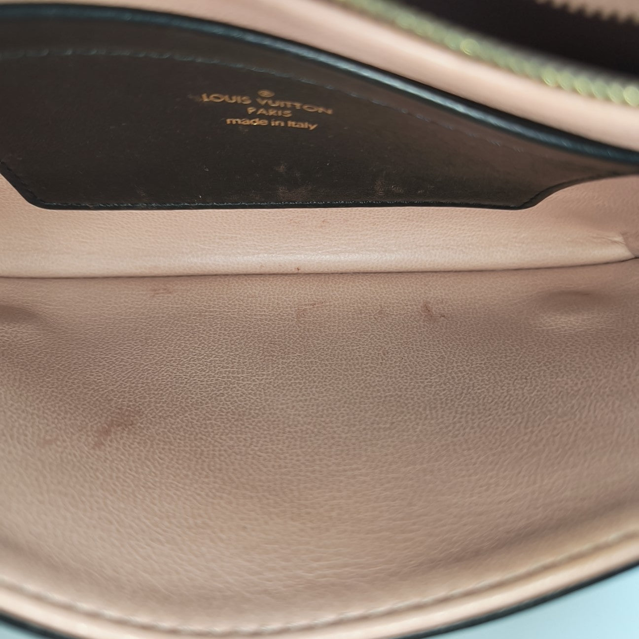 COUSSIN Monogram Lambskin Black