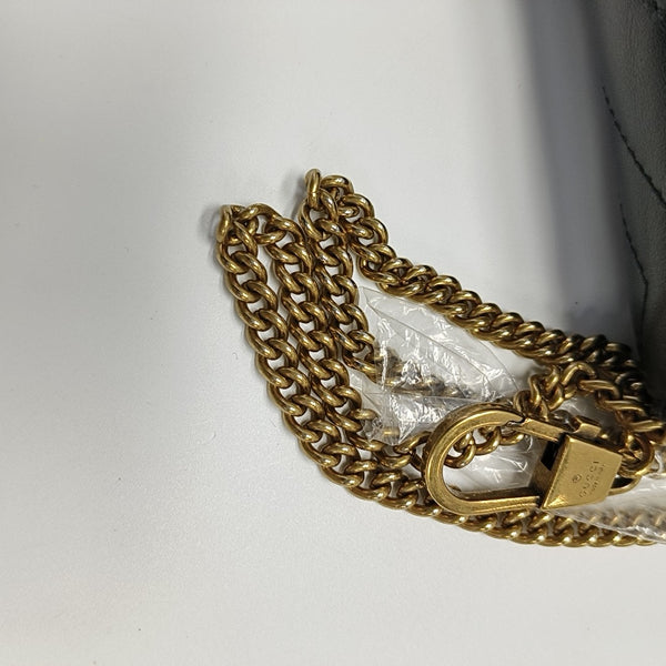 GG Marmont Mini Quilted Calfskin Black