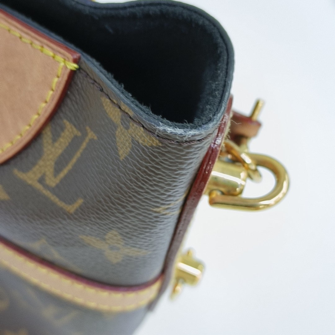DUFFLE Monogram Coated Canvas Brown