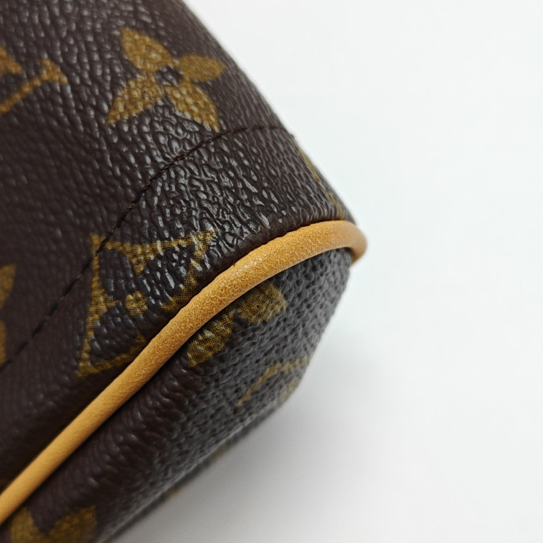 BEVERLY MM Monogram Coated Canvas Brown
