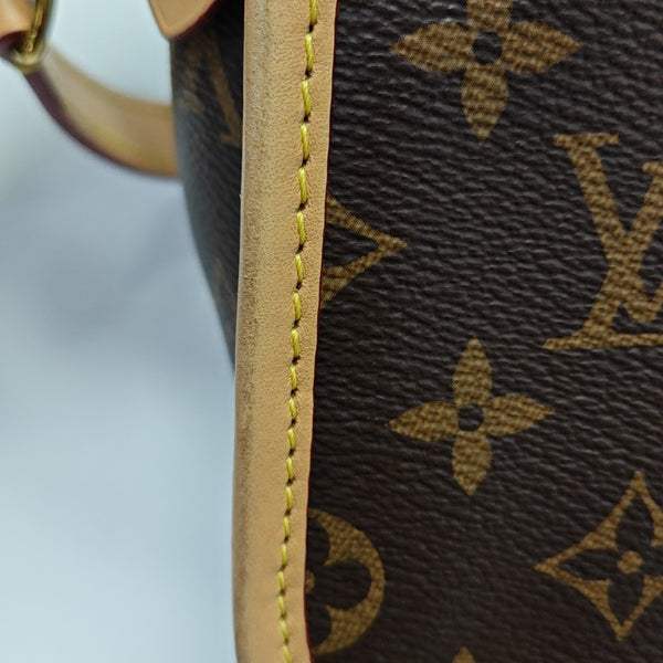 DIANE Monogram Coated Canvas Brown