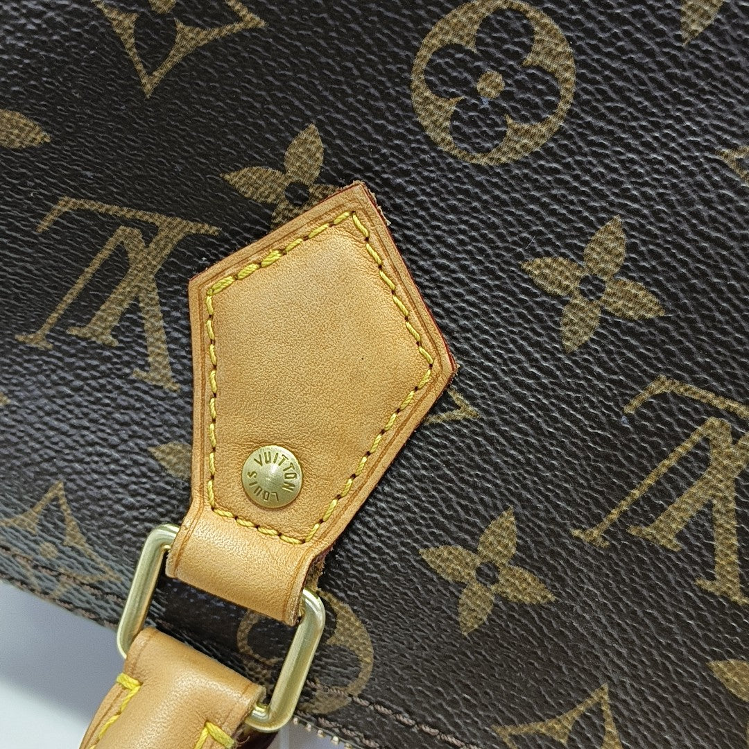 SPEEDY 25 Monogram Coated Canvas Brown