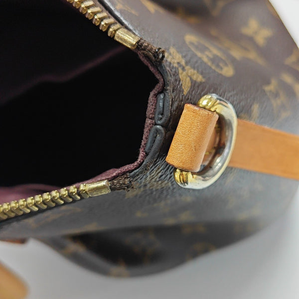 TURENNE Monogram Coated Canvas Brown