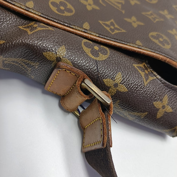 VALMY Monogram Coated Canvas Brown