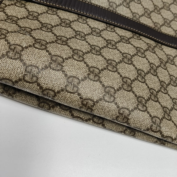 Monogram Coated Canvas Tote Bag Beige