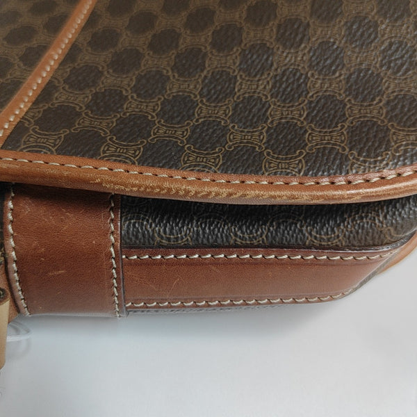 MACADAM CLUTCHES Coated Canvas Brown