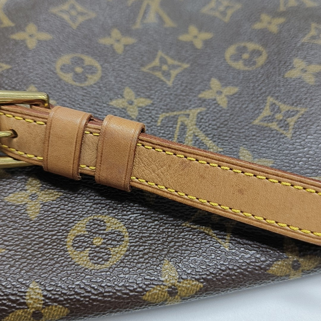 MUSETTE TANGO Monogram Coated Canvas Brown