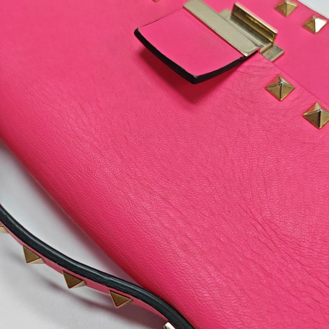 Calfskin Shoulder Bag Red