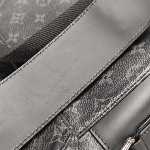 VOYAGER PM Monogram Coated Canvas Black