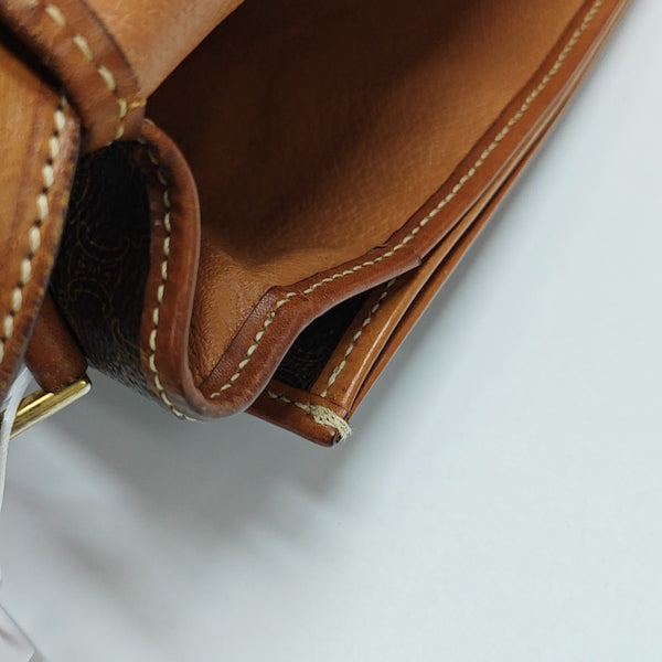 MACADAM CLUTCHES Coated Canvas Brown