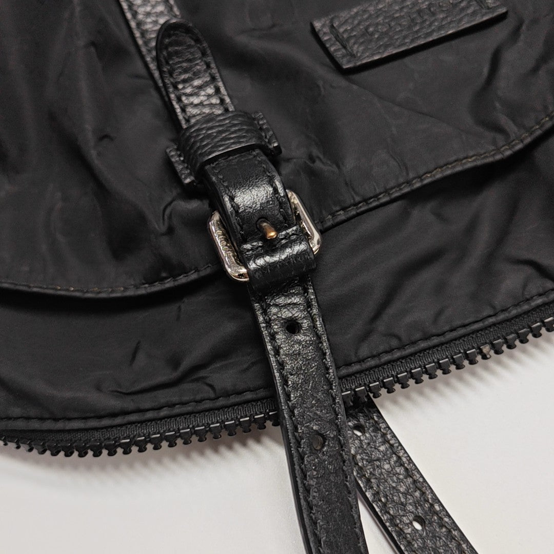 GG Imprime Monogram Nylon Black