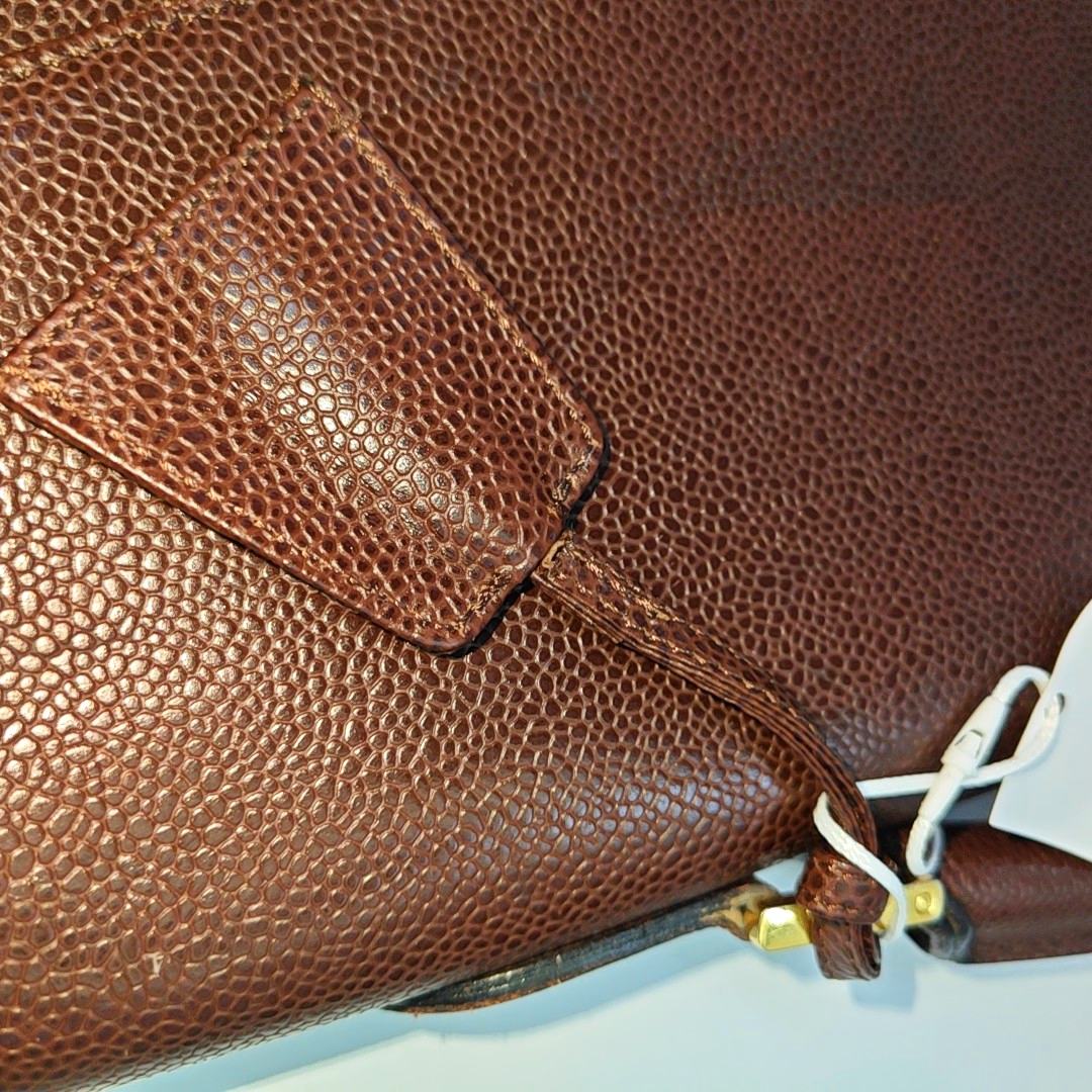 Grained Calfskin Brown