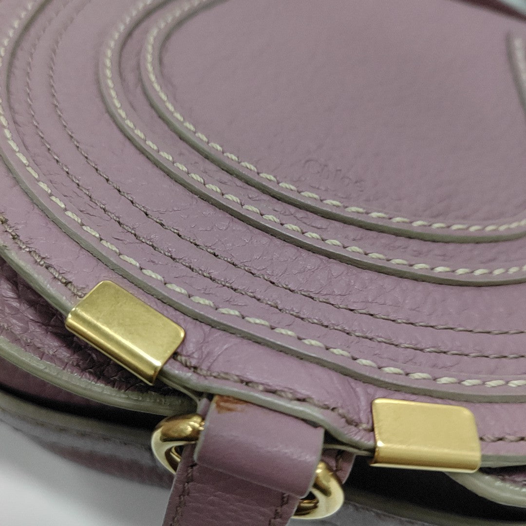 Marcie Mini Piel de Becerro Rosa