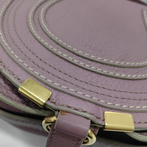 Marcie Mini Piel de Becerro Rosa