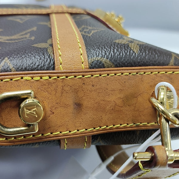 DUFFLE Monogram Coated Canvas Brown