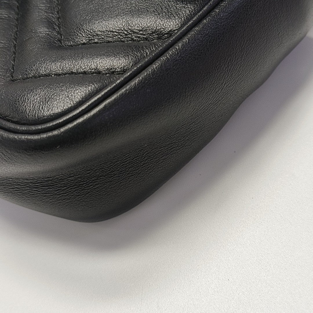 GG Marmont Mini Quilted Calfskin Black