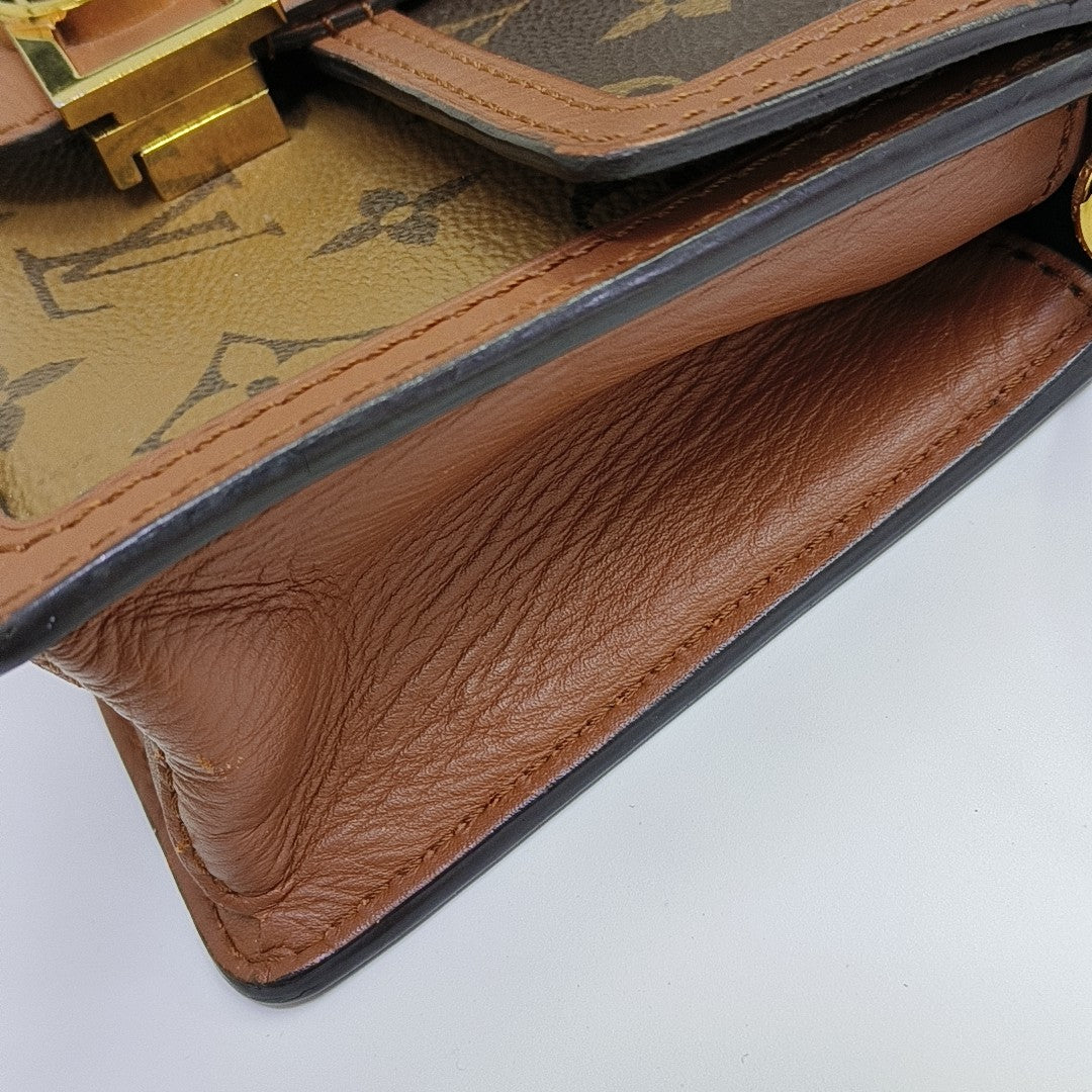 DAUPHINE WOC Monogram Coated Canvas Brown