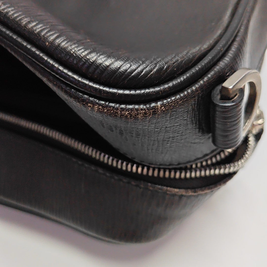 Calfskin Crossbody Bag Brown