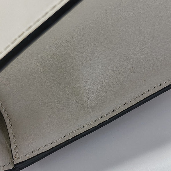 Sylvie Mini Calfskin White