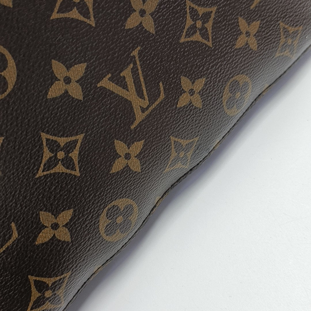 NÉONOÉ MM Monogram Coated Canvas Brown