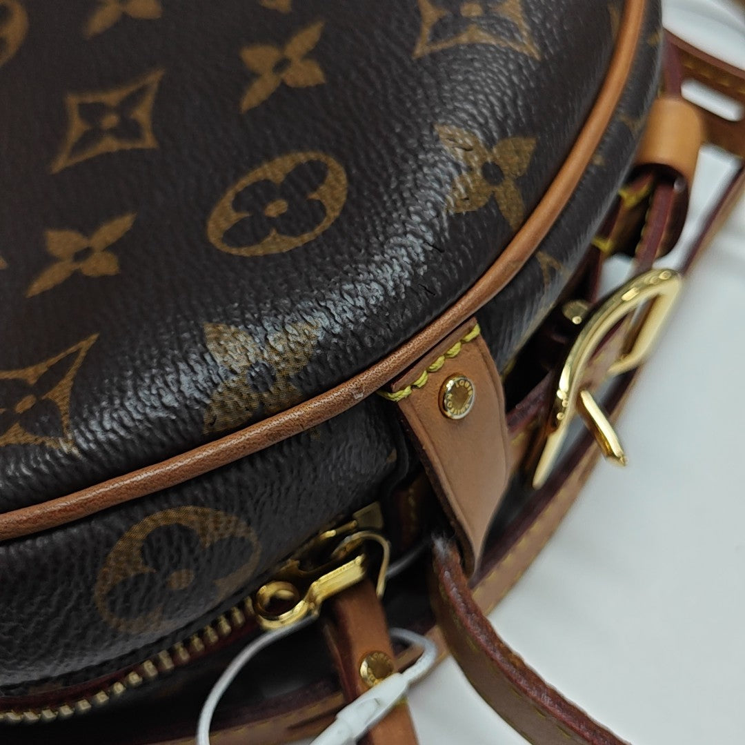 BOITE CHAPEAU MM Monogram Coated Canvas Brown