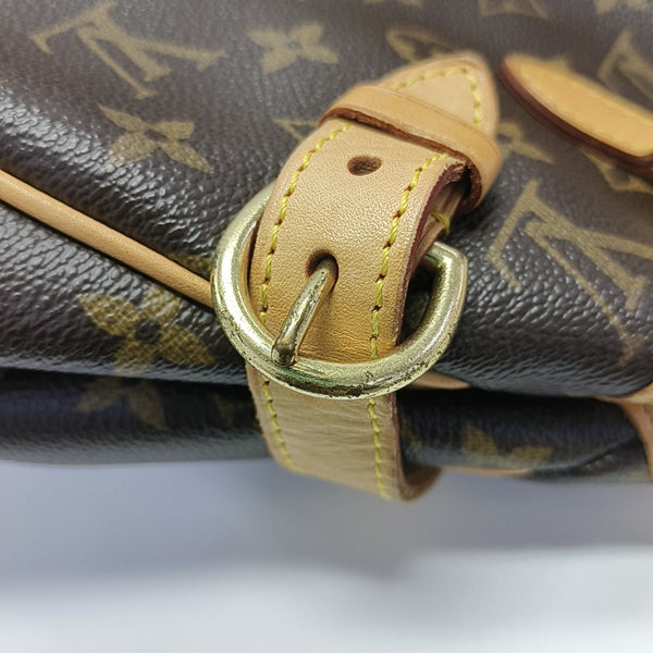 BATIGNOLLES MM Monogram Coated Canvas Brown