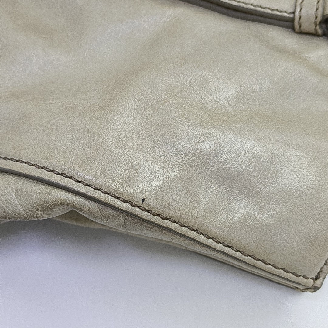 Shoulder Strap Calfskin Gray
